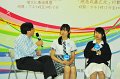 高中組冠軍余海欣同學於台上接受訪問（3）